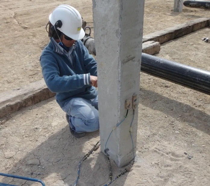 Controle técnico realizado em estaca